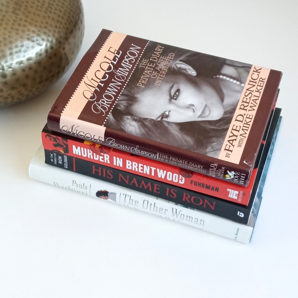 OJ Simson Case Rare Collection 4 Books Related to the OJ Simpson Case Book Sets